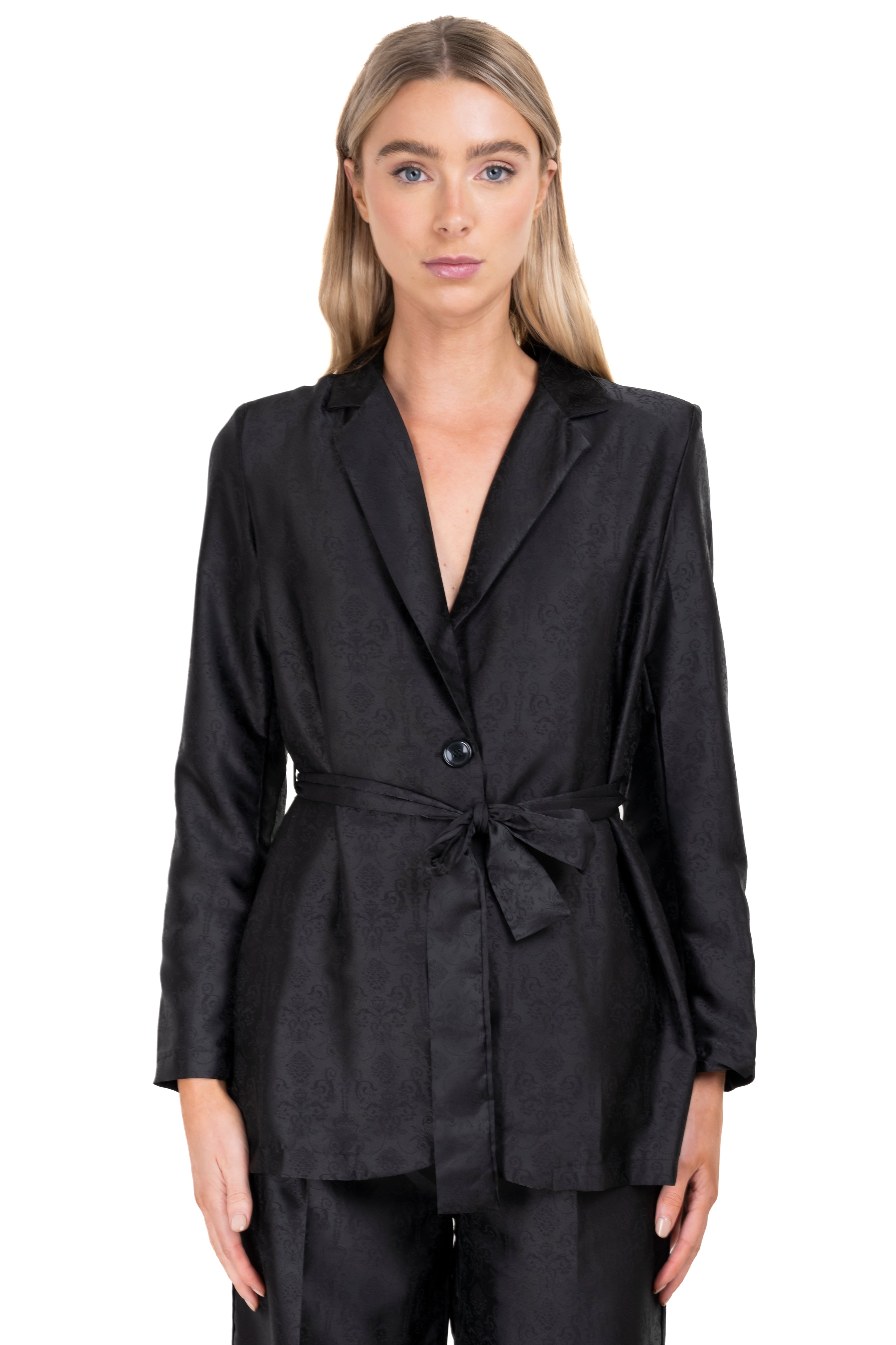 Blazer fluido NEGRO