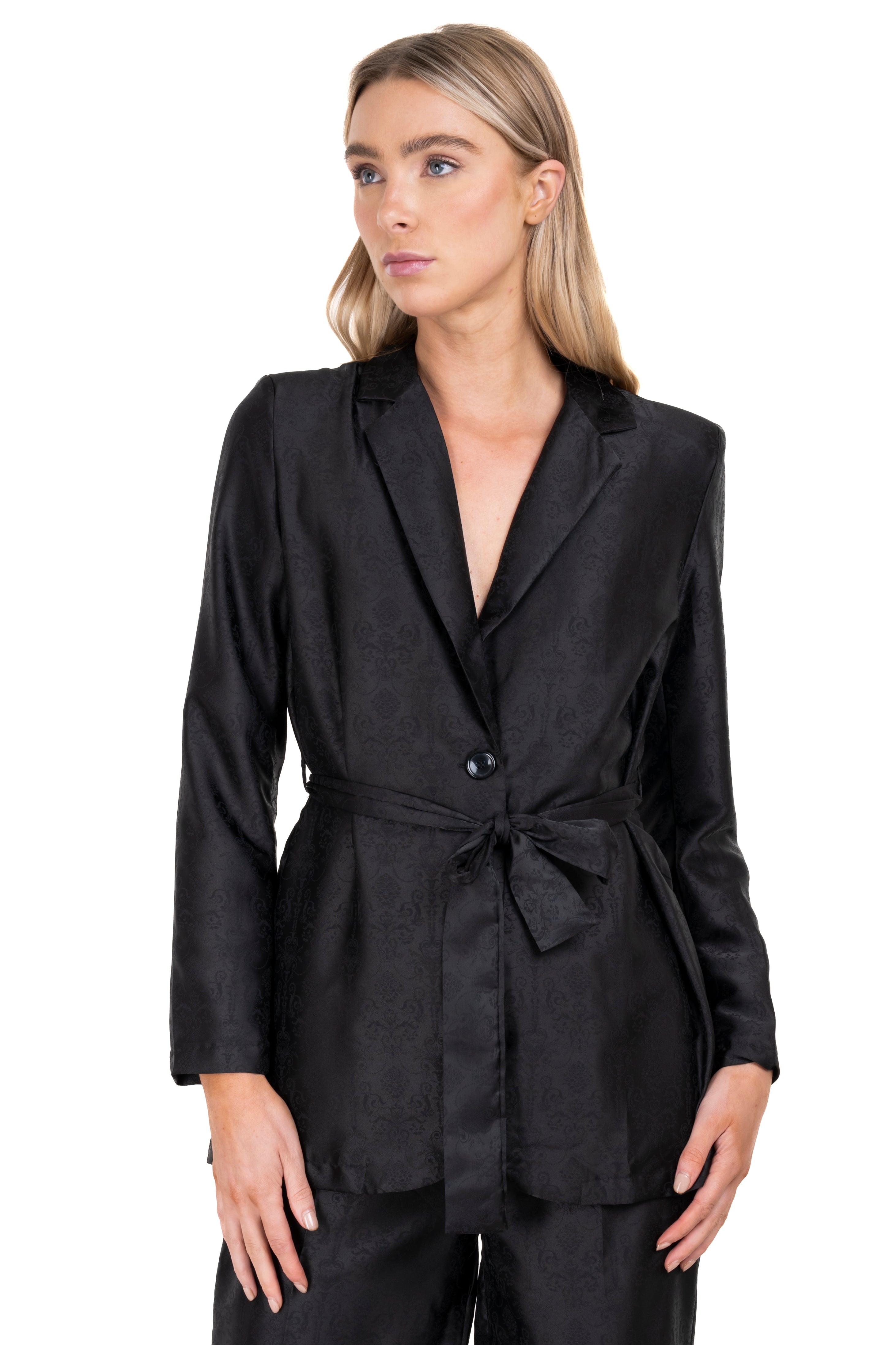 Blazer fluido NEGRO