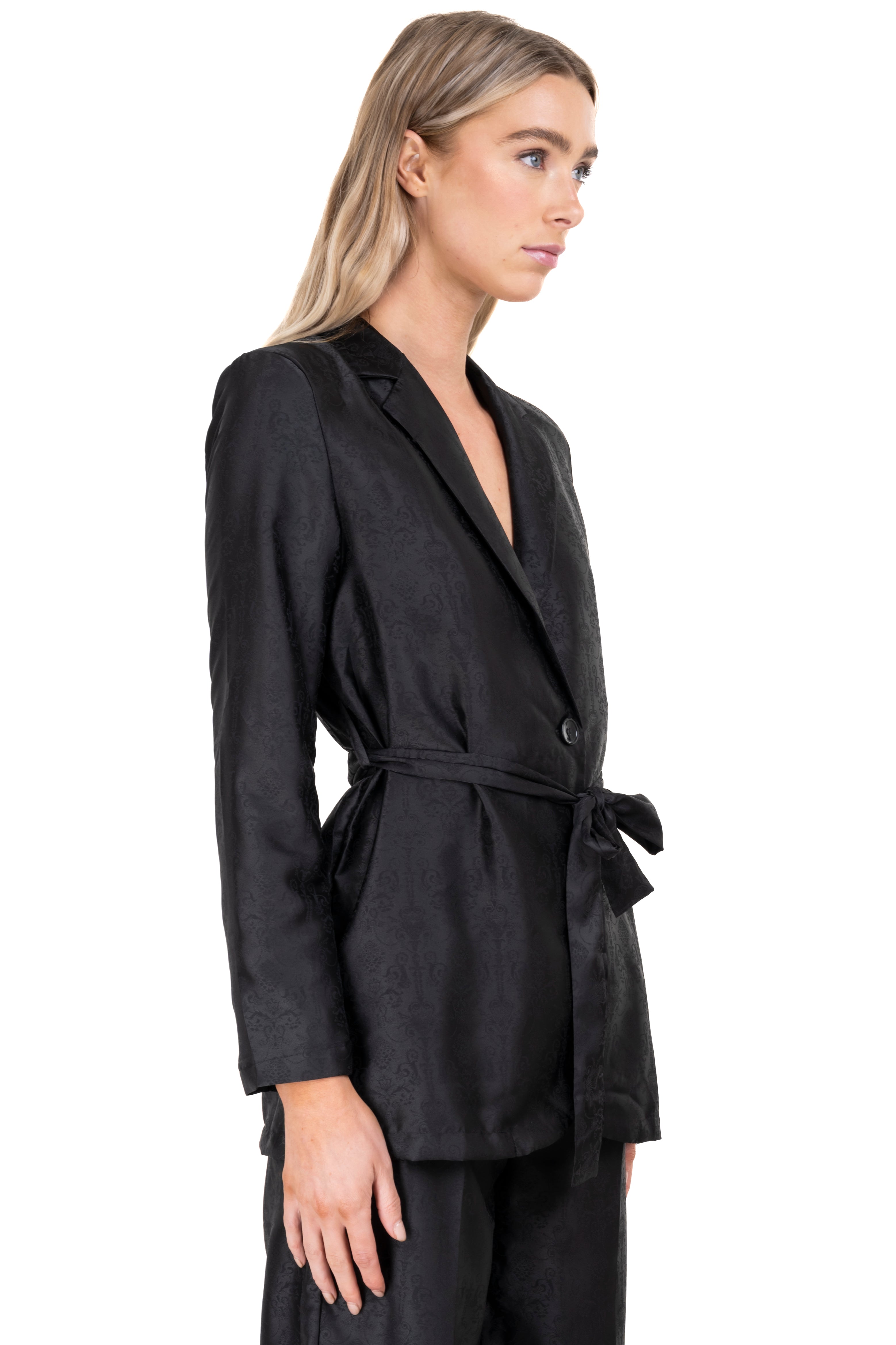 Blazer fluido NEGRO