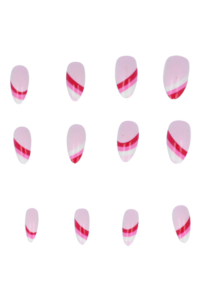 Set Uñas 12 Corazones