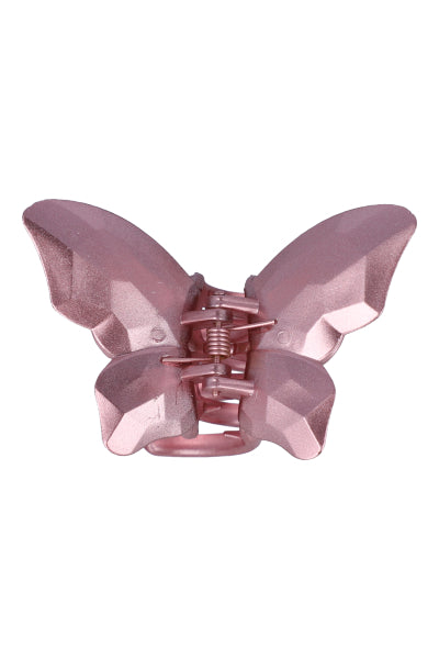 Pinza metálica mariposa ROSA