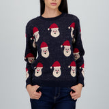 Suéter navideño diseño Santa Claus