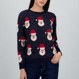 Suéter navideño diseño Santa Claus