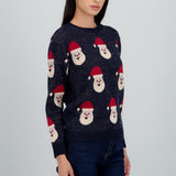 Suéter navideño diseño Santa Claus