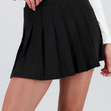 Falda mini tableada