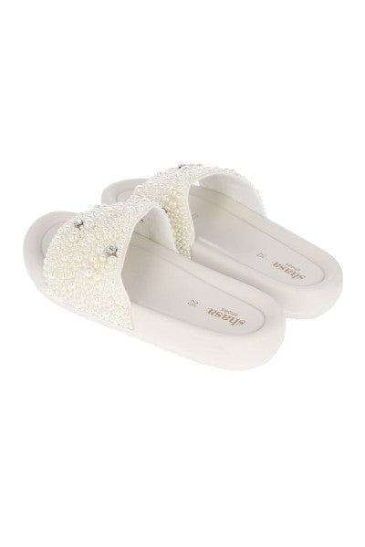 Slide Eva Perlas BLANCO