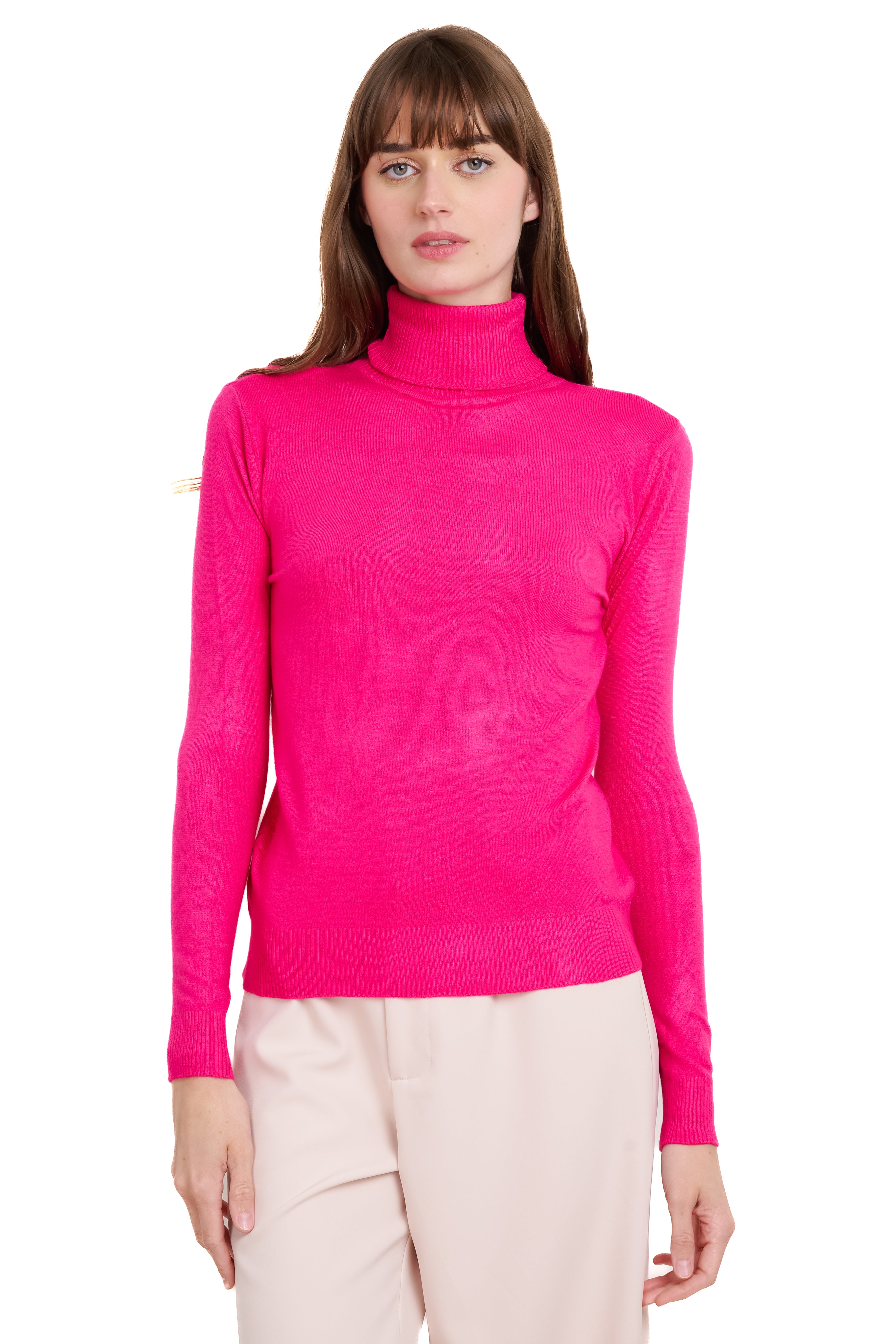 Top manga larga cuello alto FIUSHA