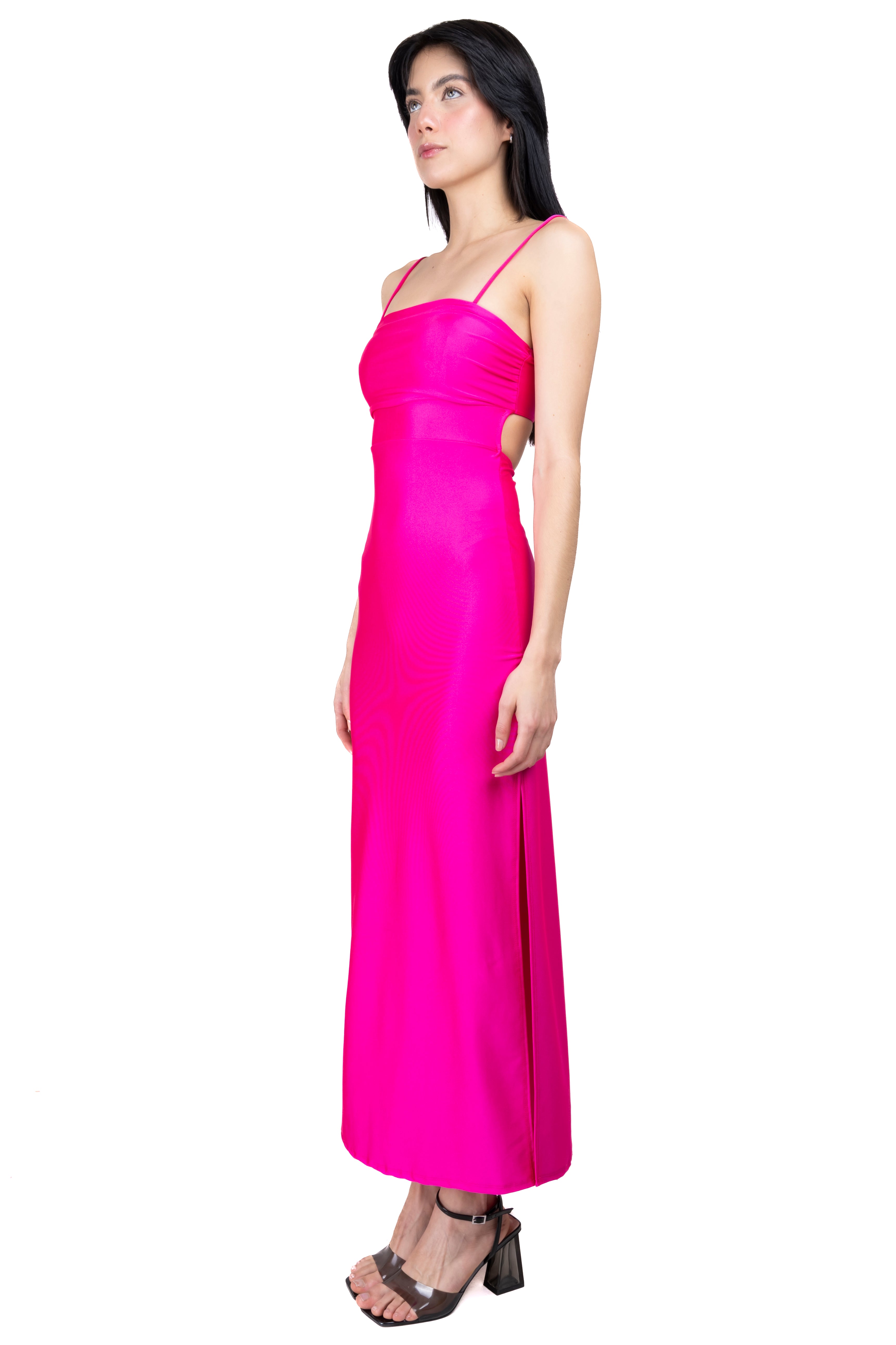 Vestido maxi tirantes FIUSHA