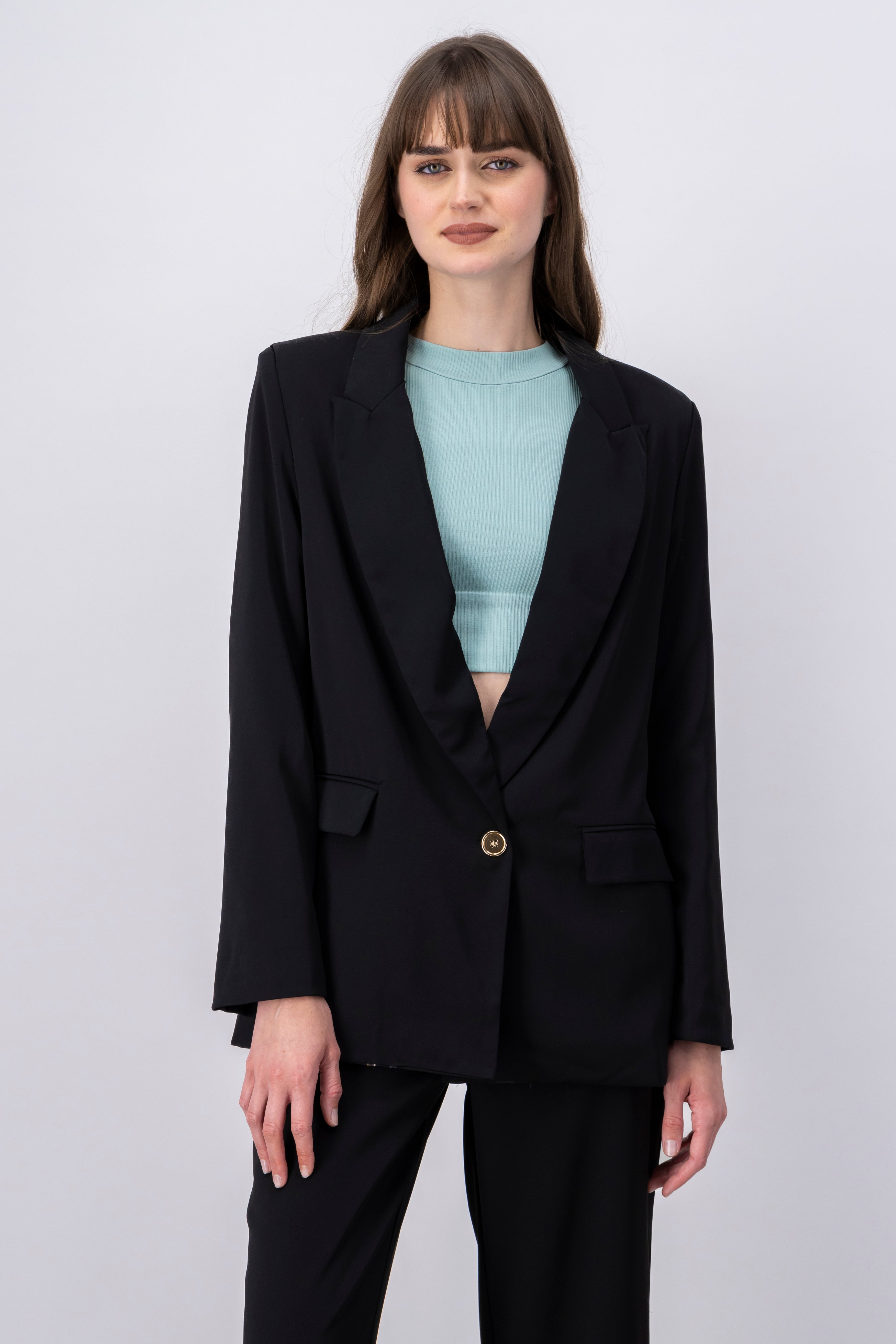 Blazer oversize NEGRO