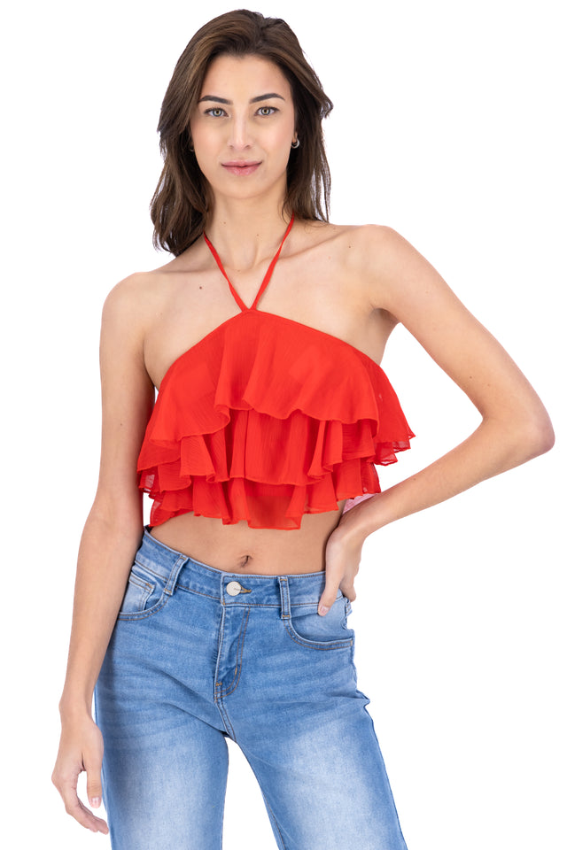 Top halter olanes cascada