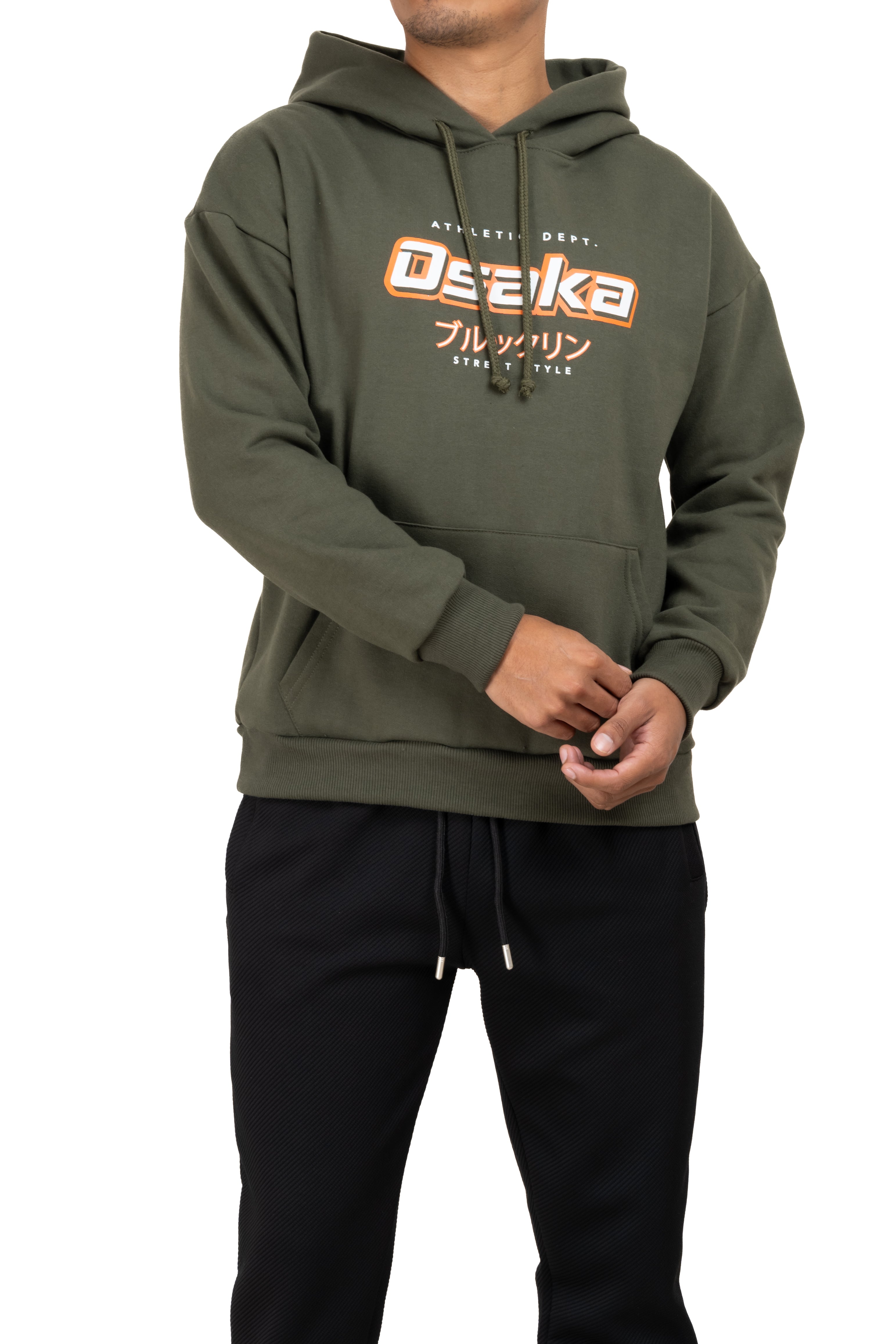 Sudadera oversized Osaka OLIVO