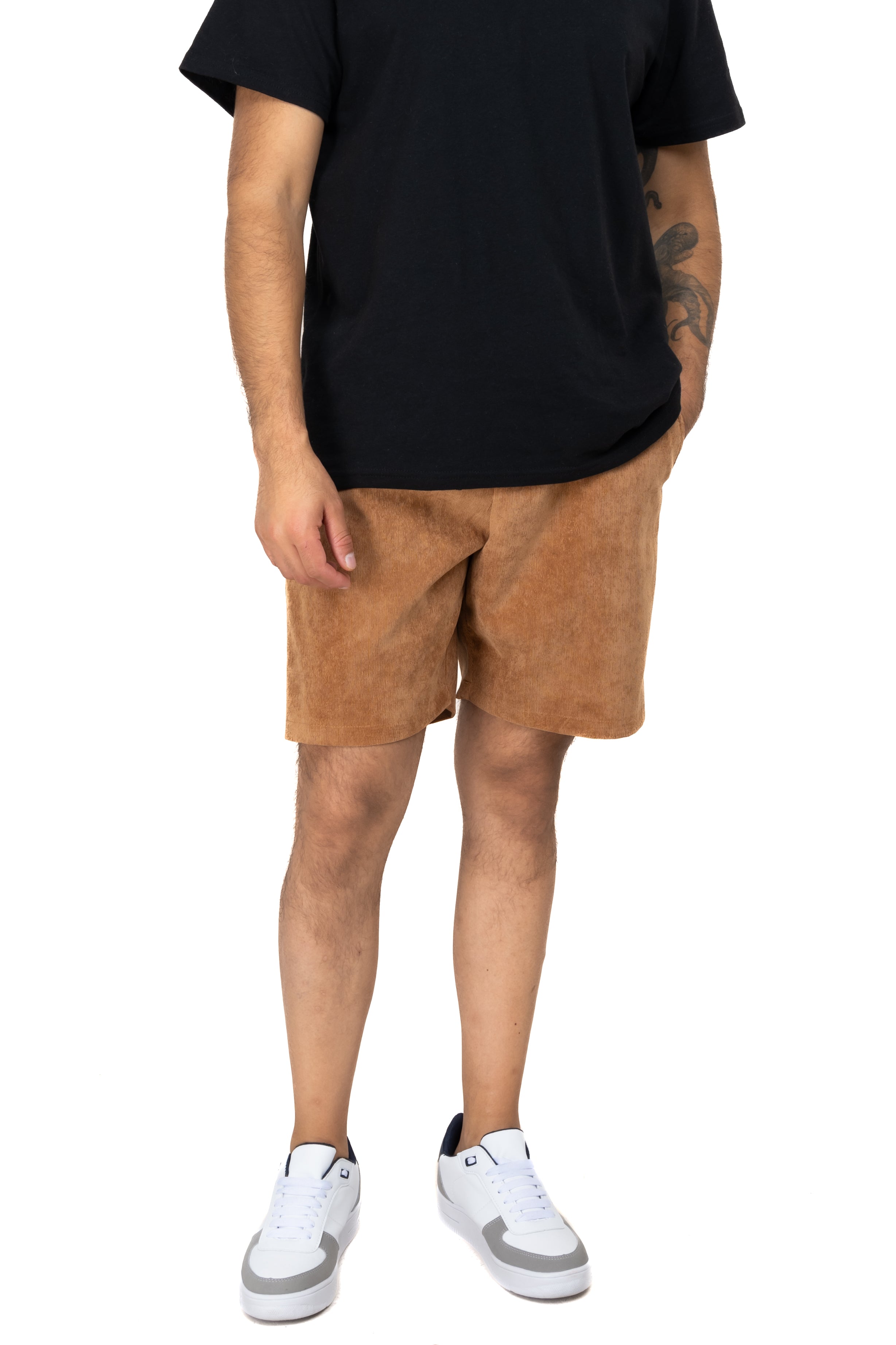 Short pana liso CAFE