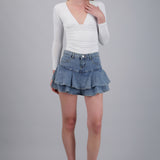 FALDA SHORT DENIM OLANES