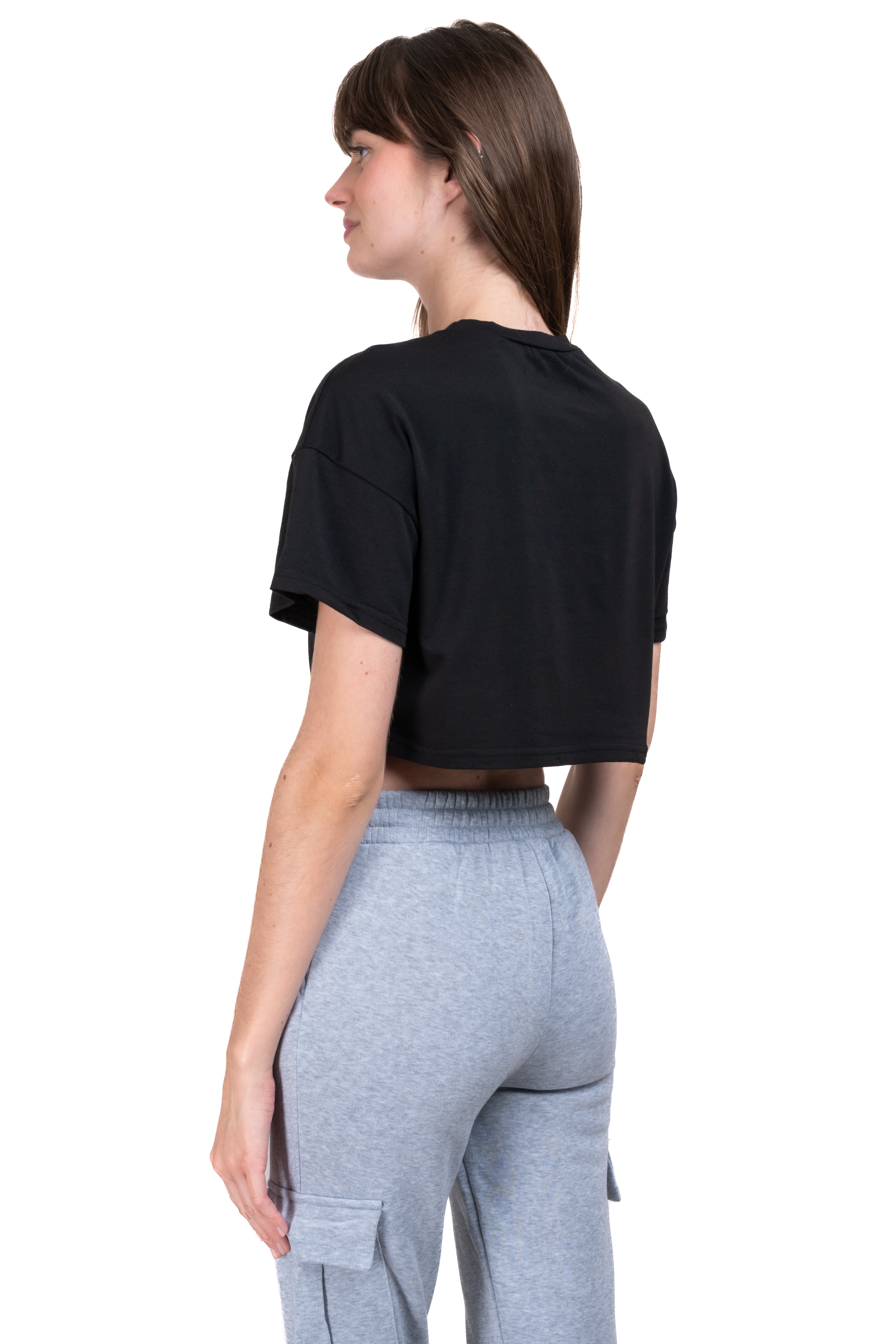 Playera crop boxy Nueva York NEGRO COMBO