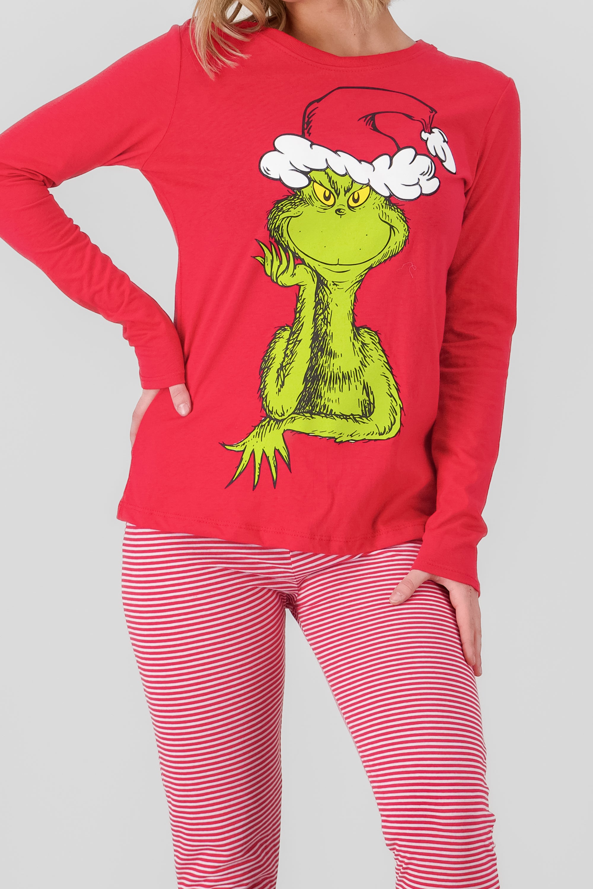 PIJAMA GRINCH ROJO