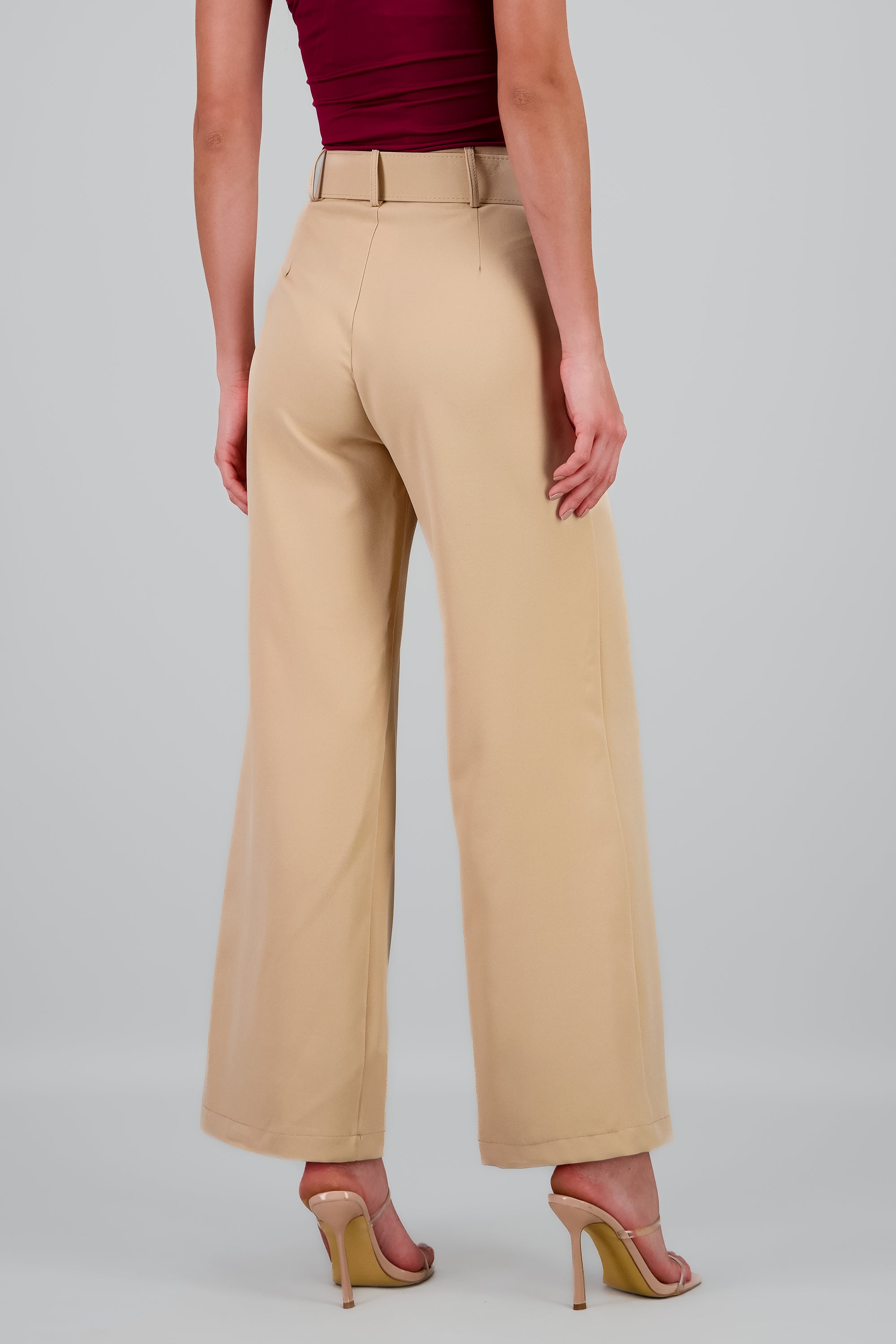 Pantalon Liso Cinturon ARENA