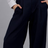 Pantalón liso cinturón