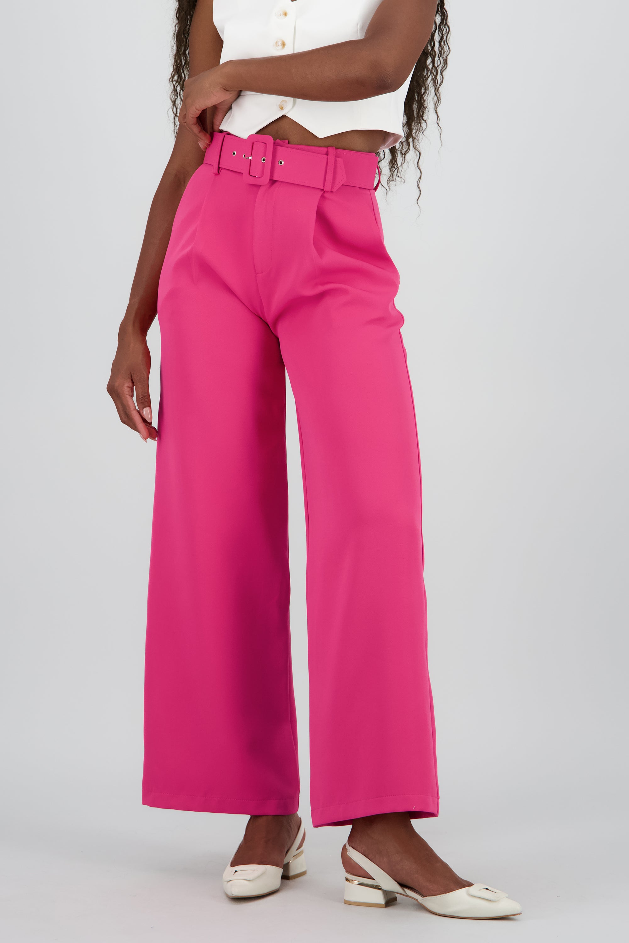 Pantalon Liso Cinturon FIUSHA