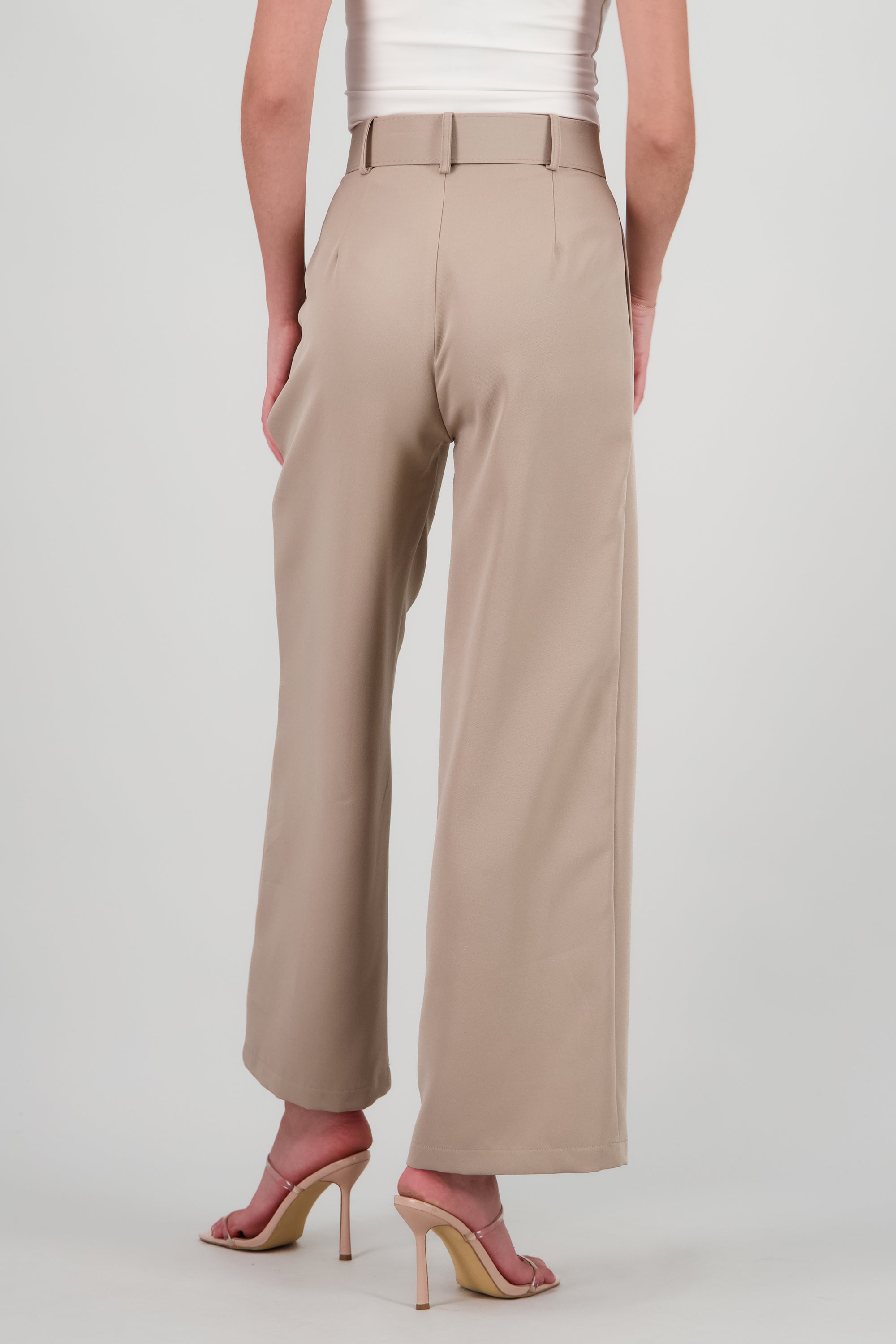 Pantalon Liso Cinturon KHAKI COMBO