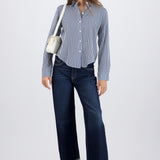 Camisa amplia rayas