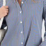 Camisa amplia rayas