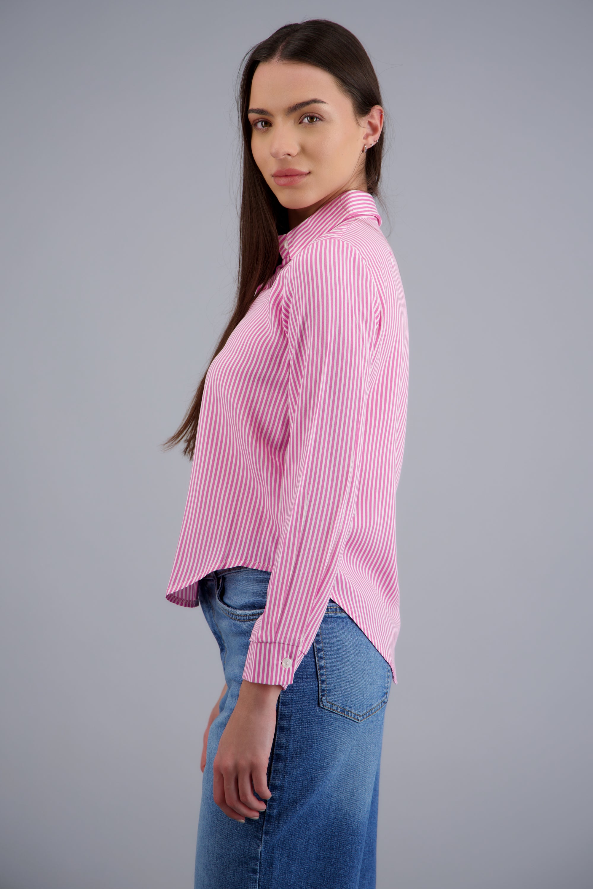 CAMISA AMPLIA RAYAS FIUSHA