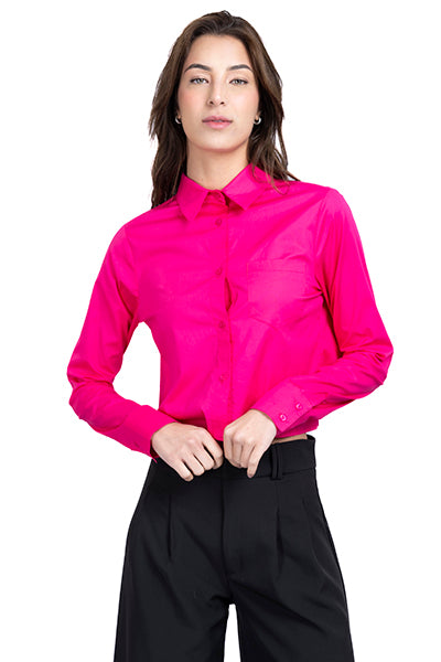 Camisa Crop Detalle Espalda FIUSHA