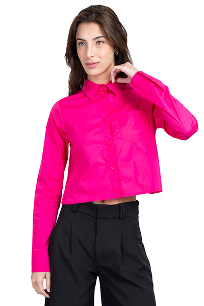 Camisa Crop Detalle Espalda FIUSHA