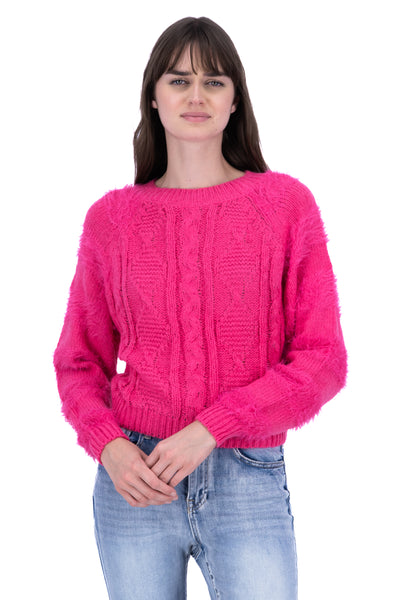 Suéter tejido fluffy
