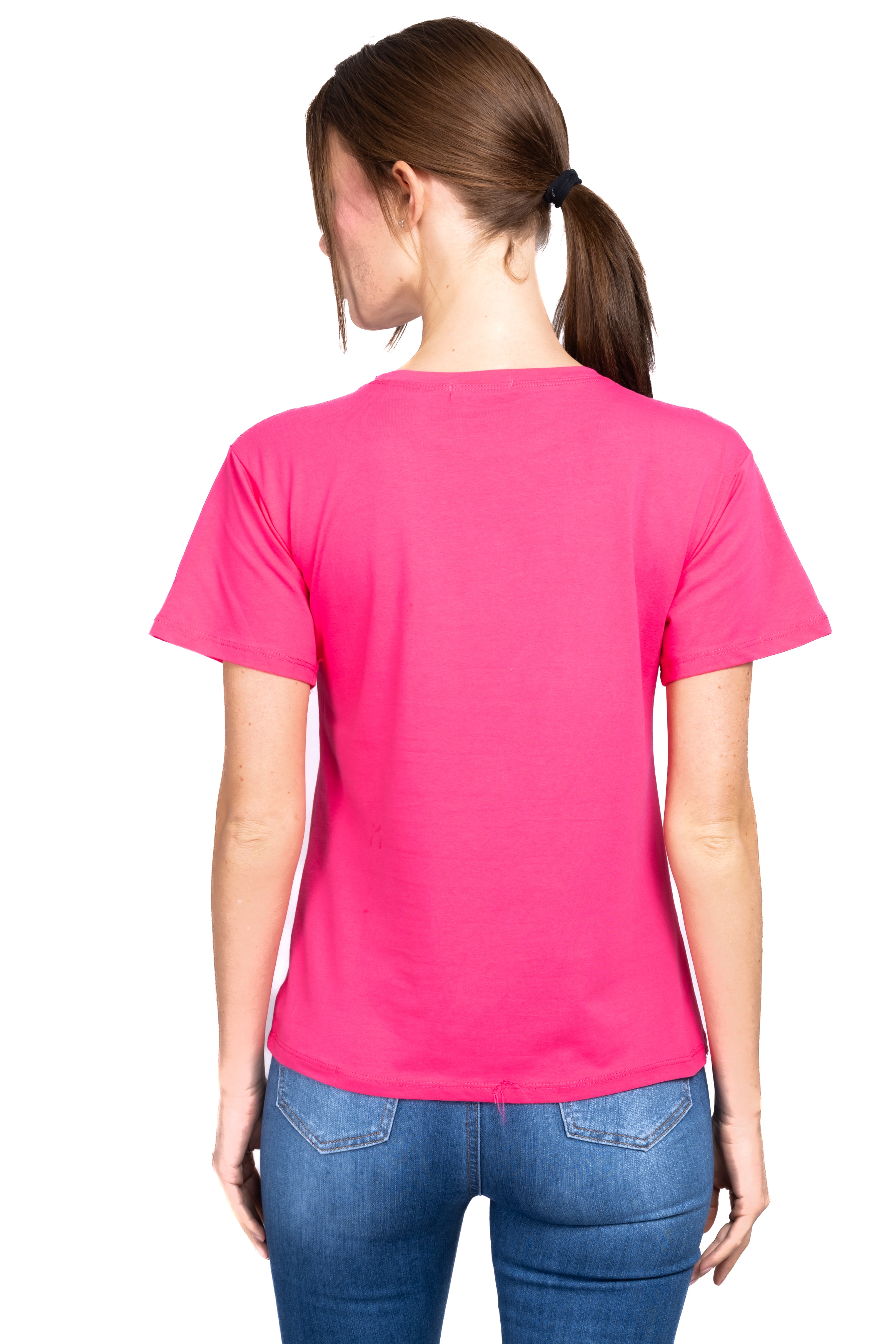 Playera frase brillos FIUSHA