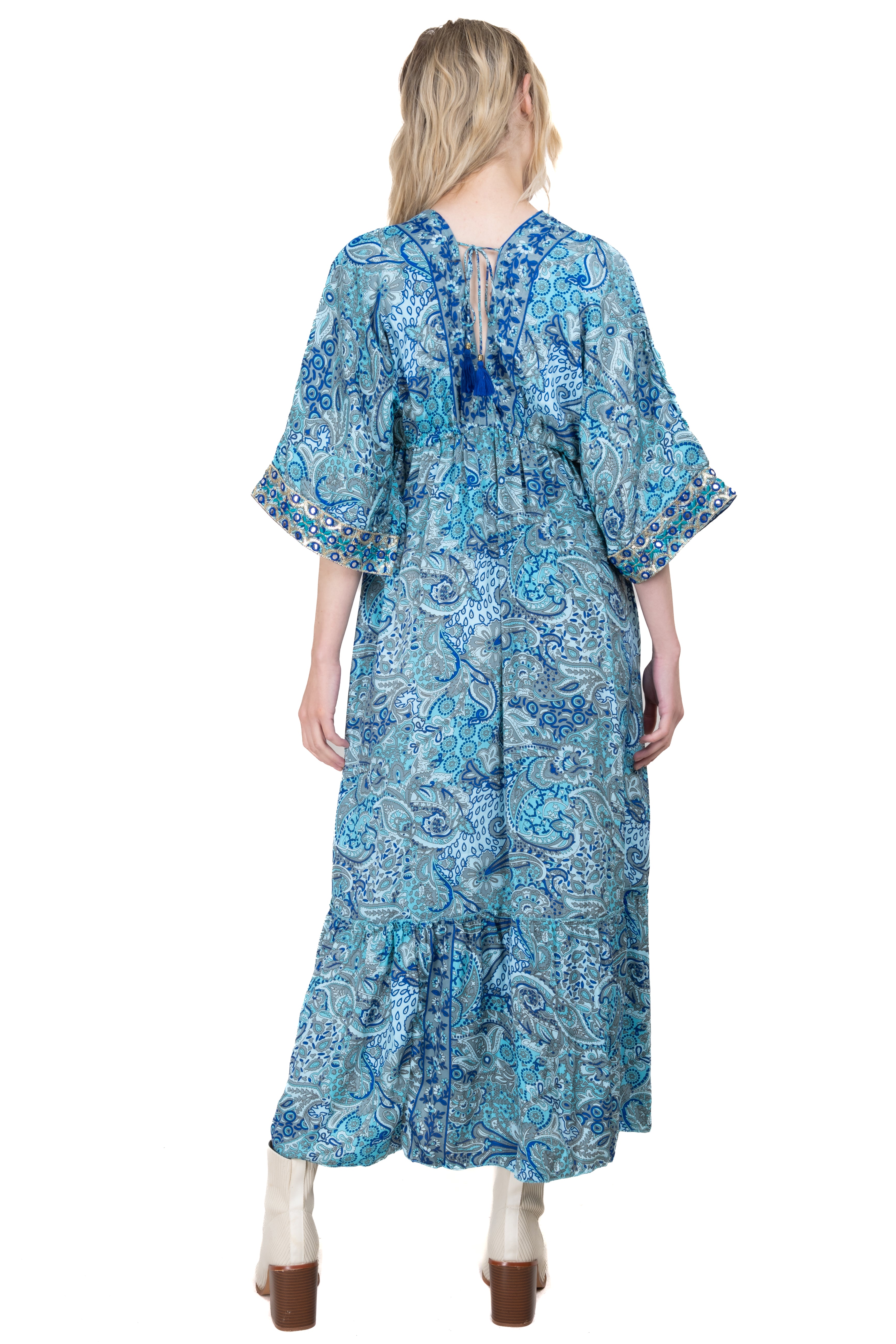 Vestido Maxi Olán Cintas JADE