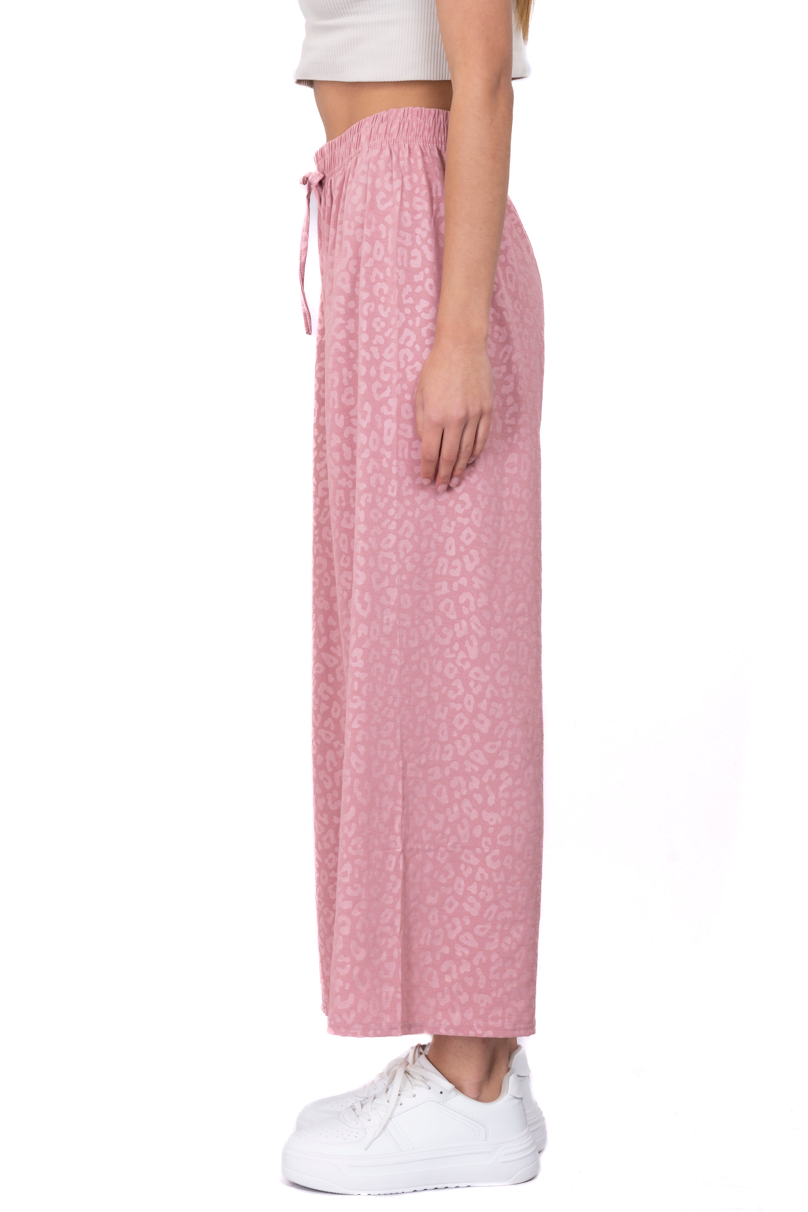 Pantalón wide leg animal print ROSA