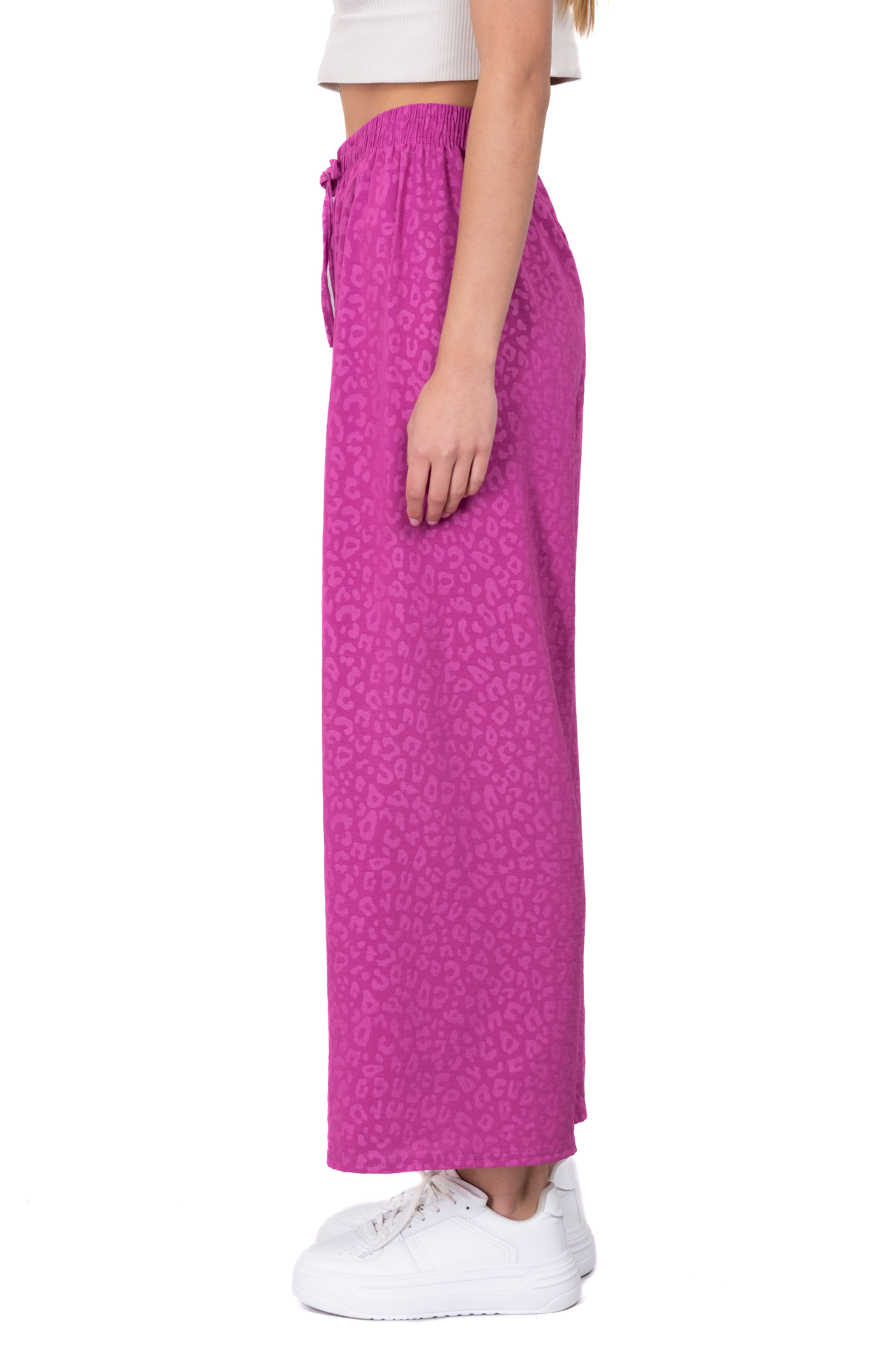 Pantalón wide leg animal print FIUSHA