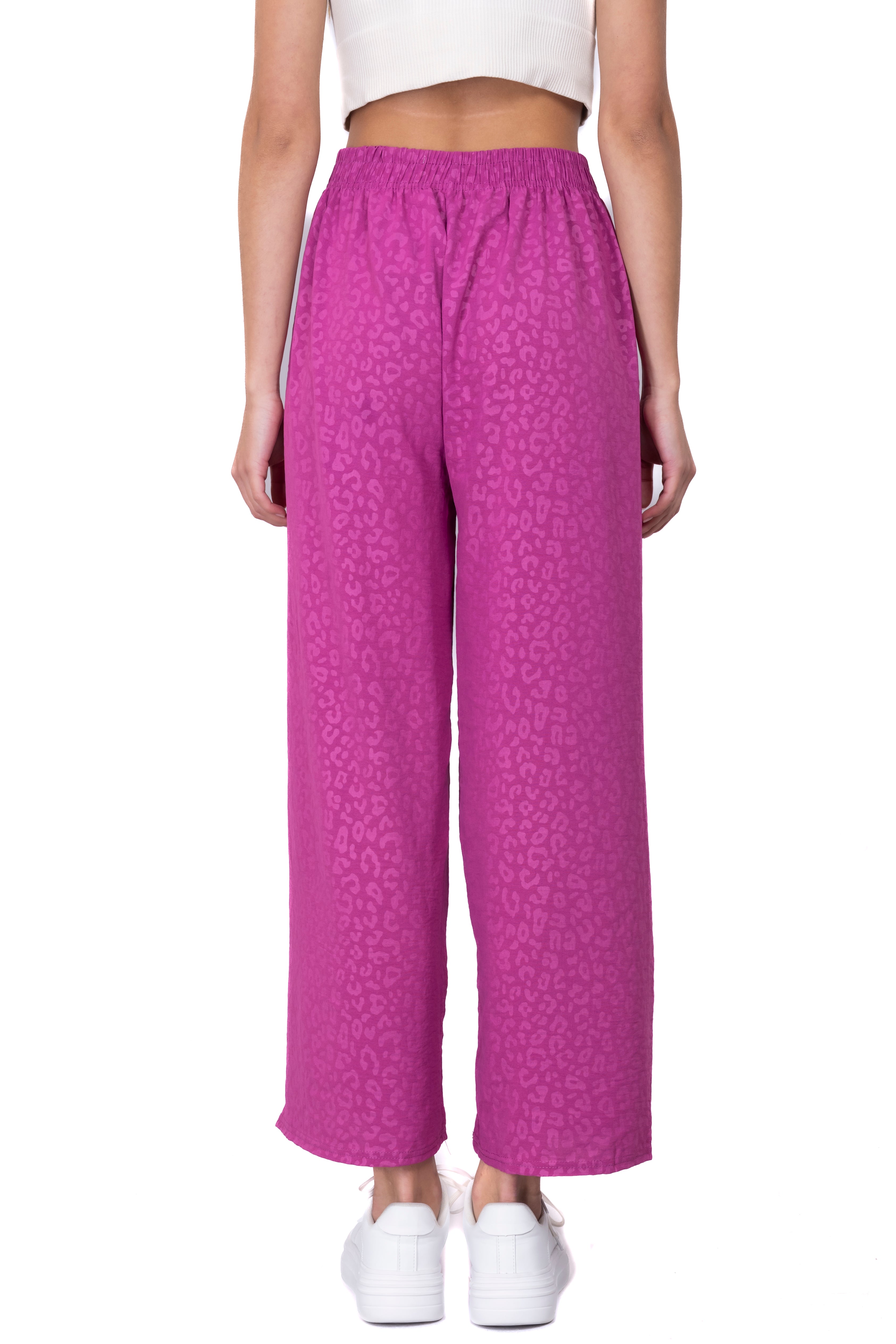 Pantalón wide leg animal print FIUSHA