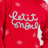 Suéter navideño Let it Snow