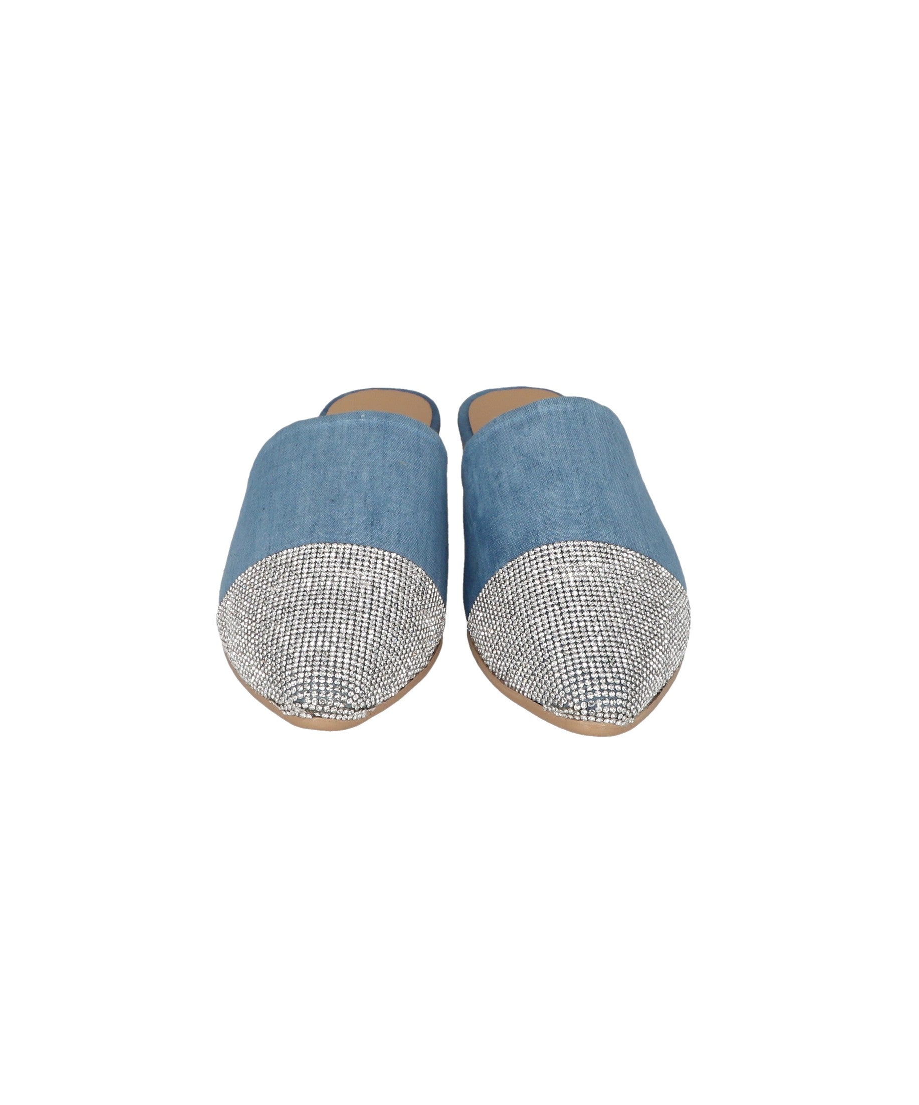 Flat mula punta brillos LIGHT WASH