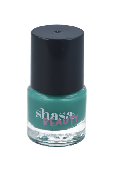 Esmalte verde mini brillos VERDE