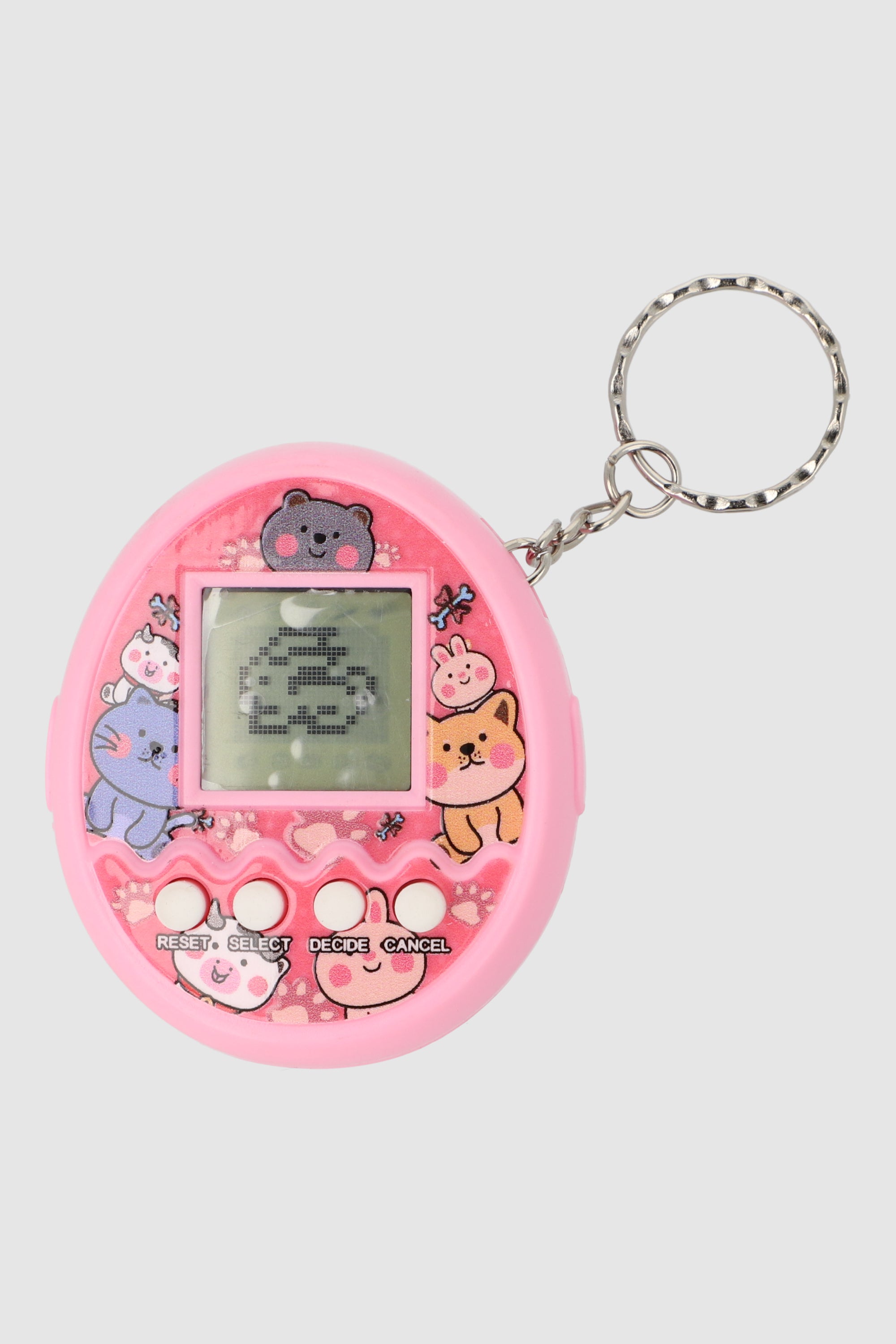 Llavero Mascota Print Gatitos ROSA