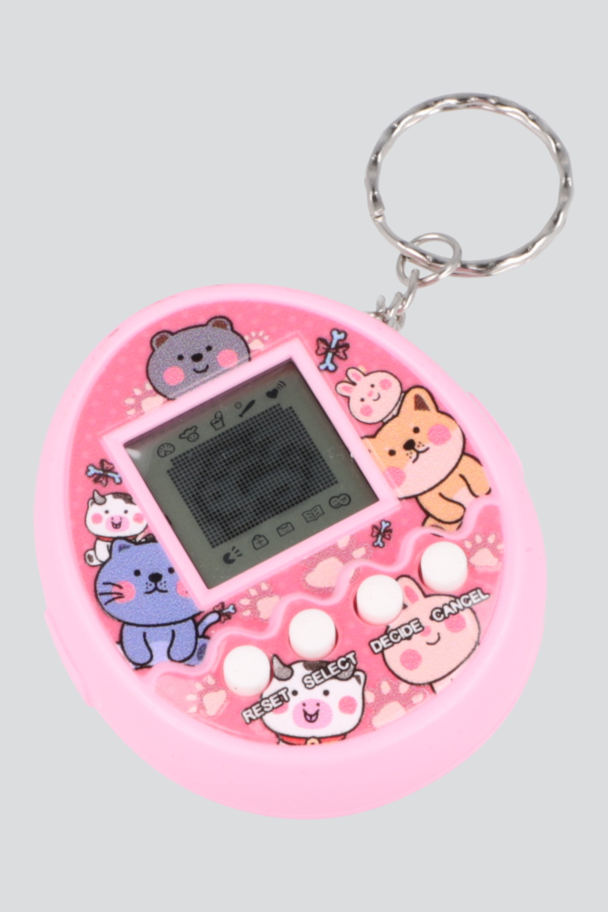 Llavero Mascota Print Gatitos ROSA