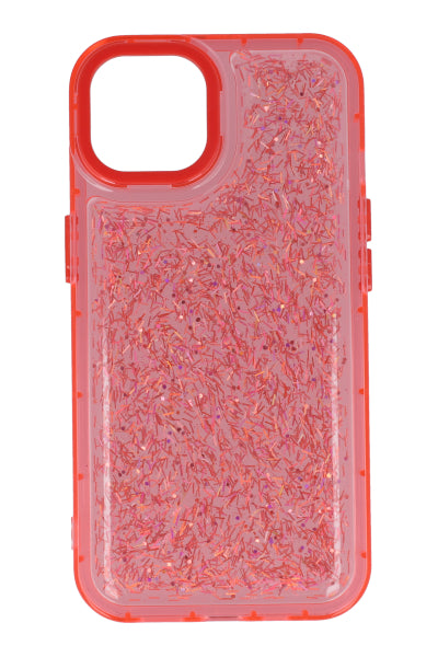 Funda celular brillos i14 ROSA