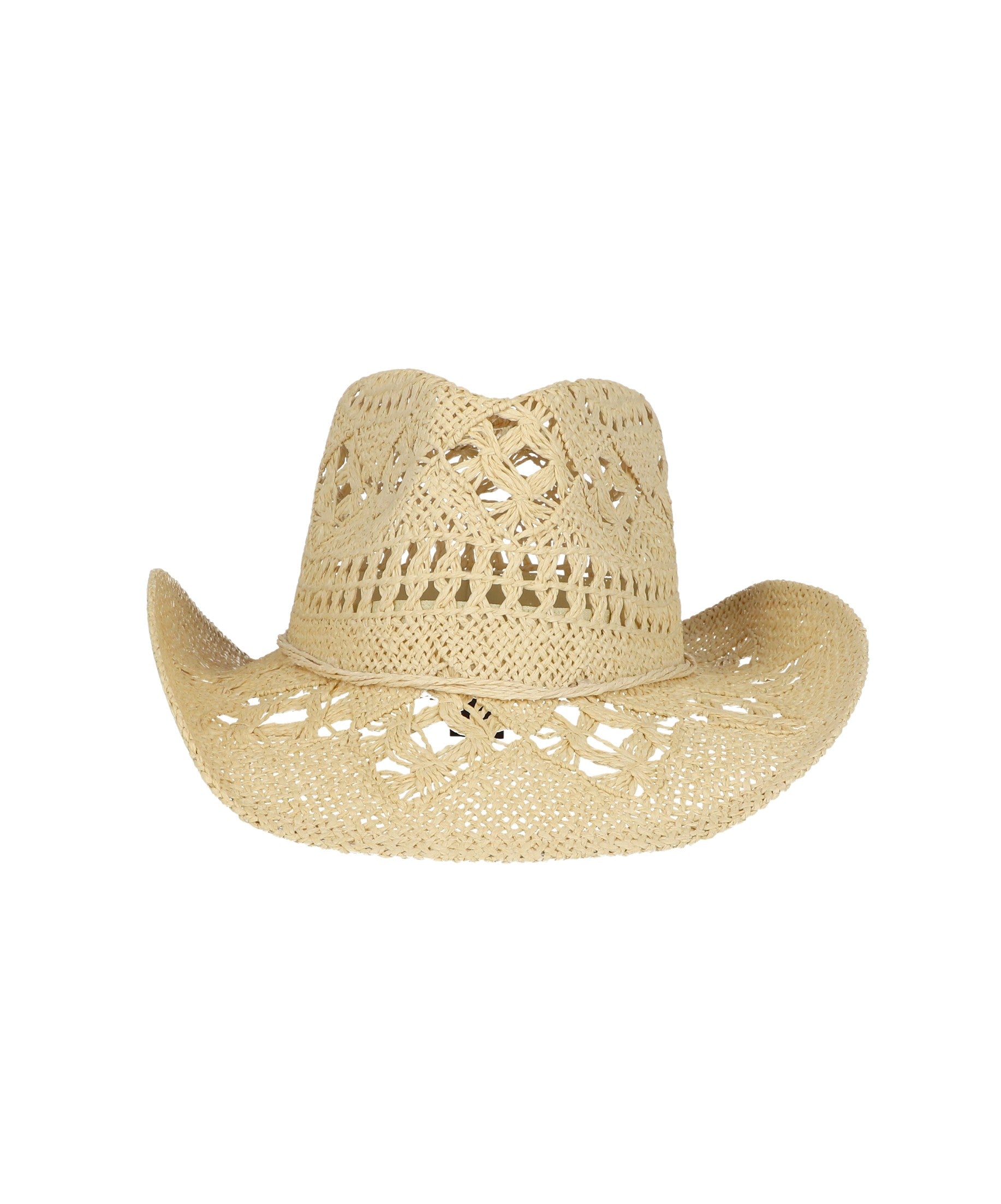 Sombrero vaquero tejido BEIGE