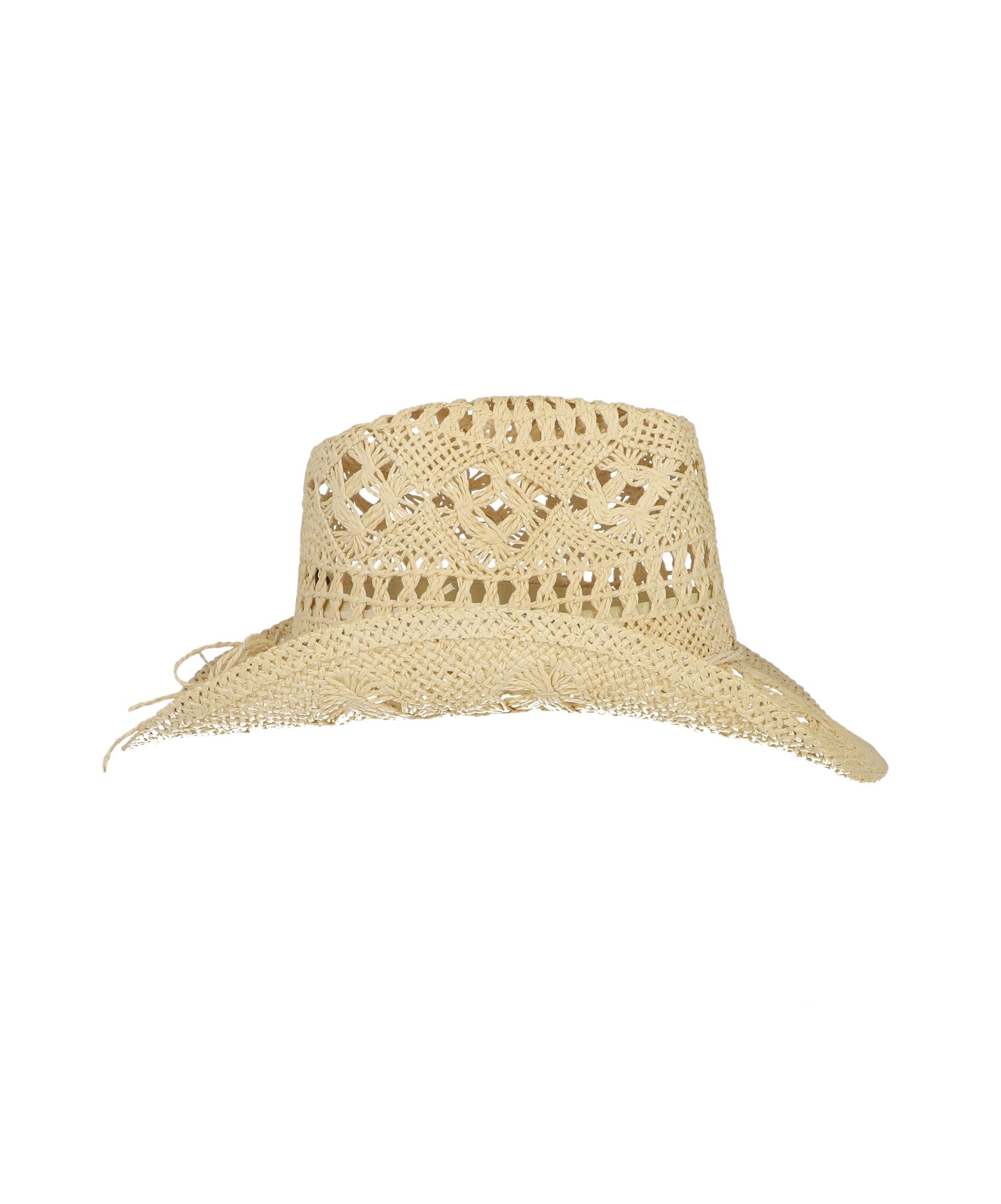 Sombrero vaquero tejido BEIGE