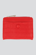 Cartera Mini Croco Botón