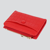 Cartera Mini Croco Botón