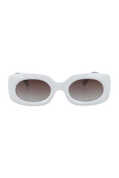 Lentes armazón chunky BLANCO