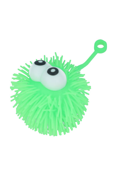 Squishy peludo ojos saltones VERDE