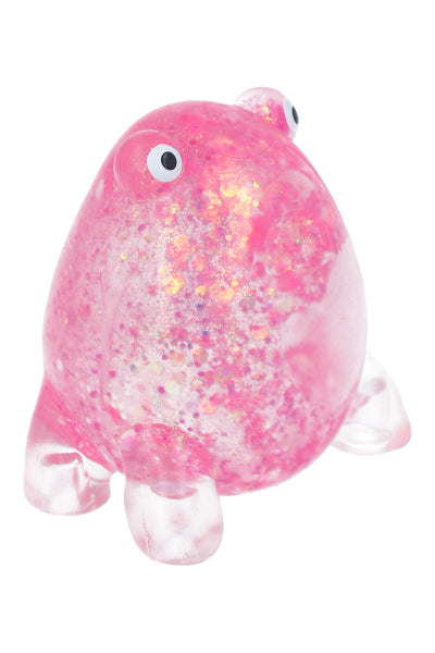 Squishy rana glitter ROSA