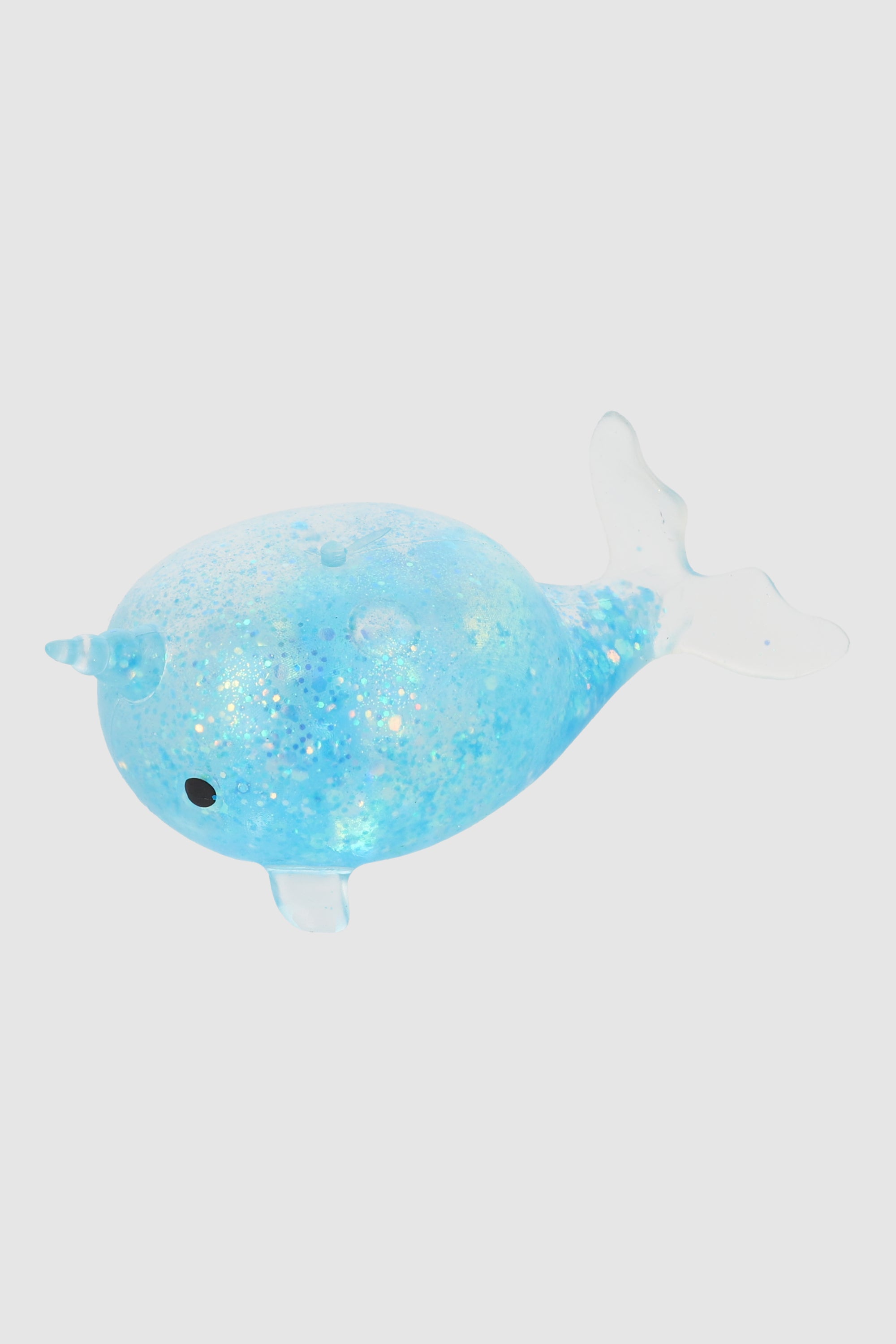 Squishy narval glitter AZUL