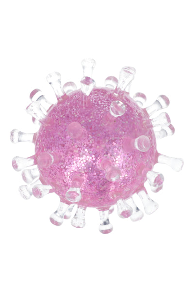 Squishy virus glitter