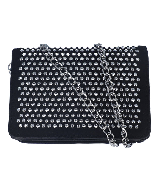 Bolsa estructurada studs brillantes